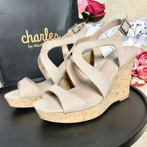 Charles by Charles David Heels wedges sz7.5